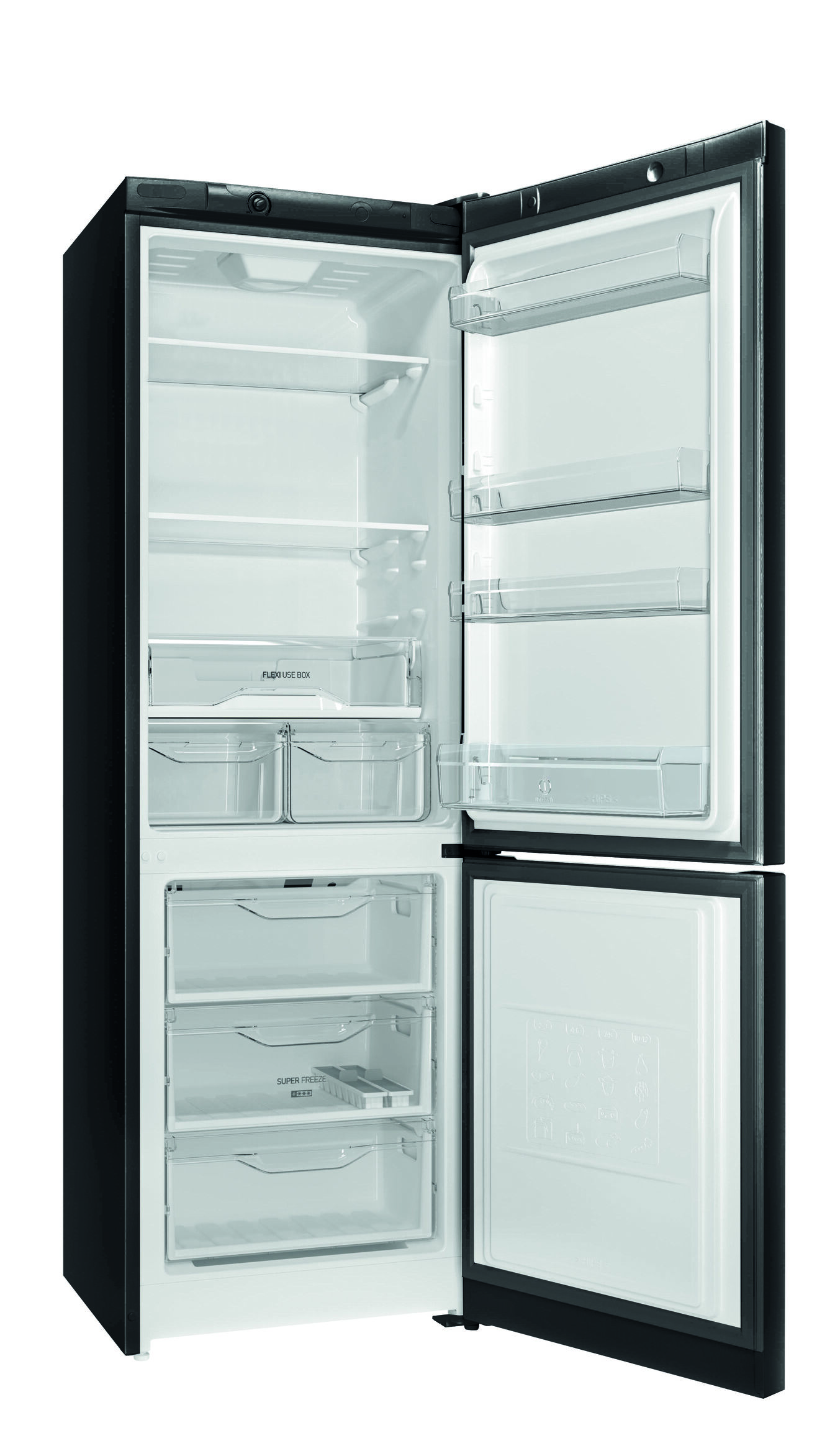 Холодильник с нижней морозильной камерой Indesit DS 4180 B рис.2