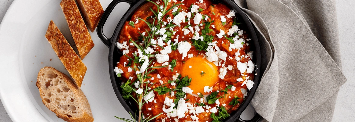 Рецепт шакшуки с копченой паприкой и овощами