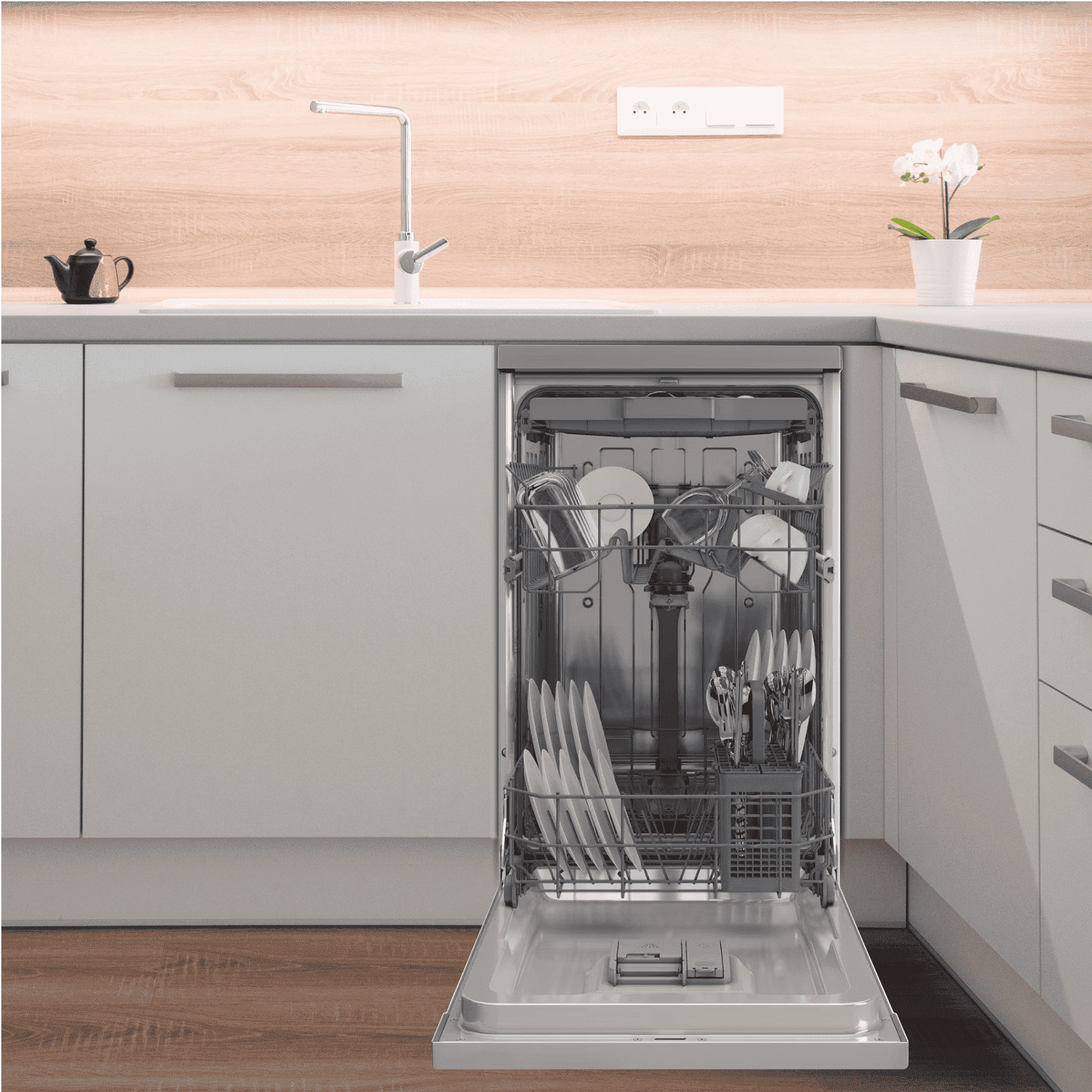 Режимы мойки Indesit DFS 2A59 S