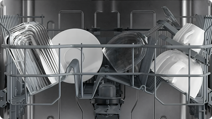 Половинная загрузка у посудомоечной машины Indesit DI 3C49 B